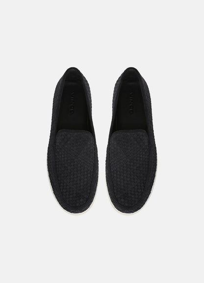 Sonoma Woven Suede Loafer in Loafers COASTAL BLUE | VINCE Men