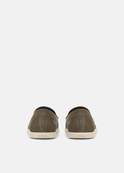 Sonoma Suede Loafer in Loafers DARK ROAST | VINCE Men