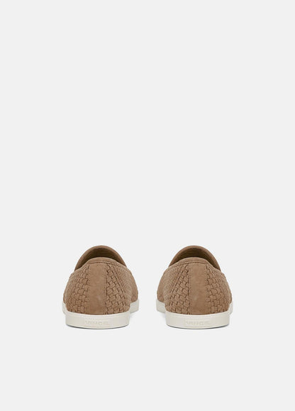 Sonoma Woven Suede Loafer in Loafers NEW CAMEL | VINCE Men