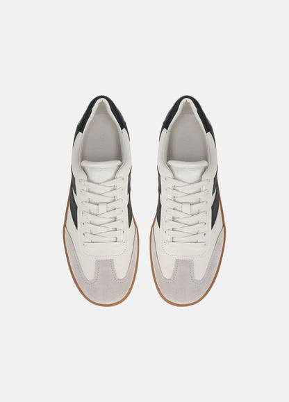 Oasis Leather Sneaker in Sneakers MILK/NIGHT BLUE | VINCE Men