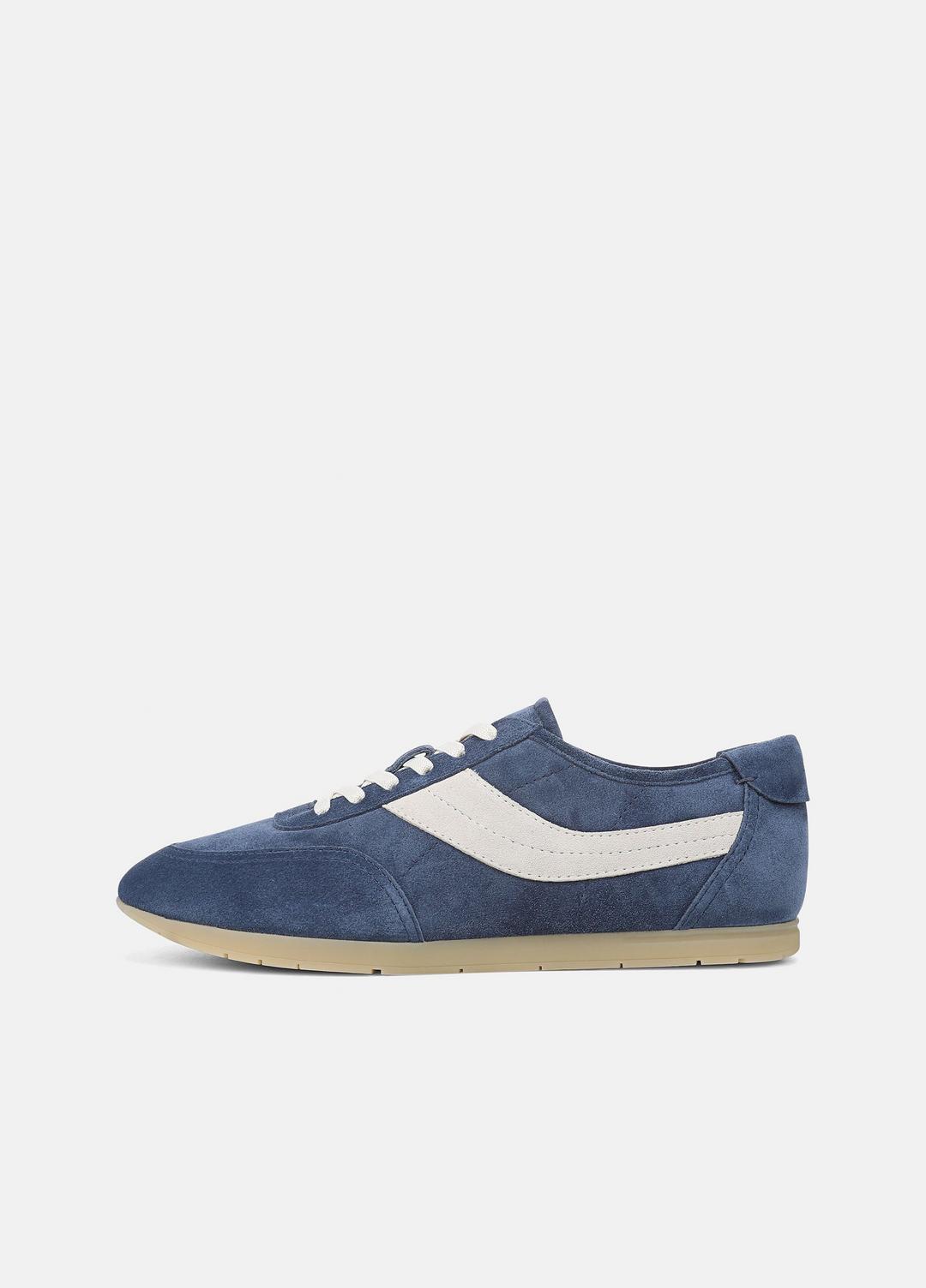 LA Suede & Leather Runner Sneaker in Sneakers HEATHER RIPPLE/HORCHATA | VINCE Men