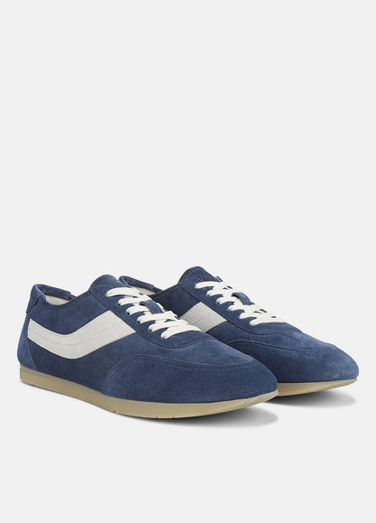 LA Suede & Leather Runner Sneaker in Sneakers HEATHER RIPPLE/HORCHATA | VINCE Men