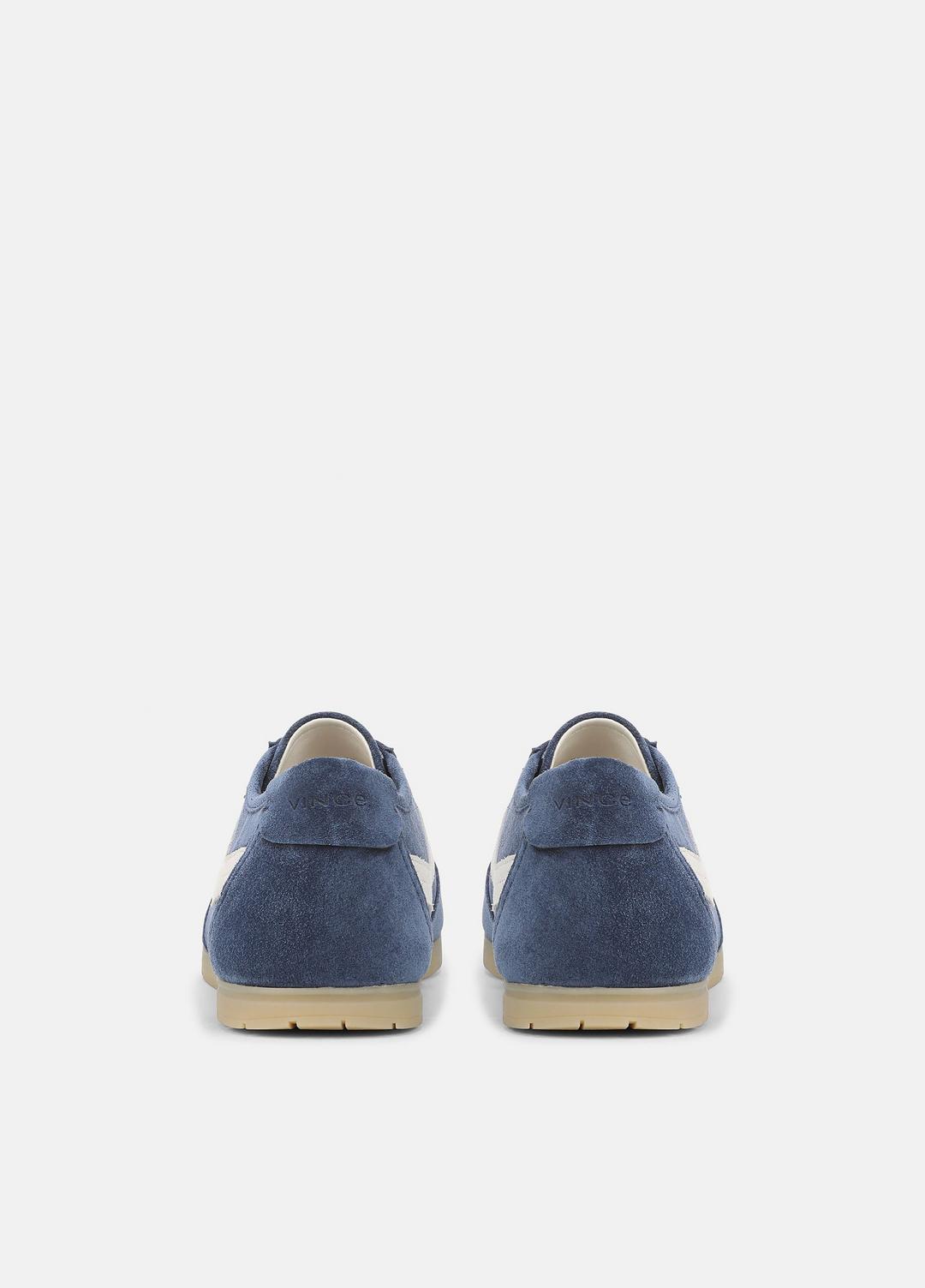 LA Suede & Leather Runner Sneaker in Sneakers HEATHER RIPPLE/HORCHATA | VINCE Men