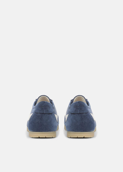 LA Suede & Leather Runner Sneaker in Sneakers HEATHER RIPPLE/HORCHATA | VINCE Men