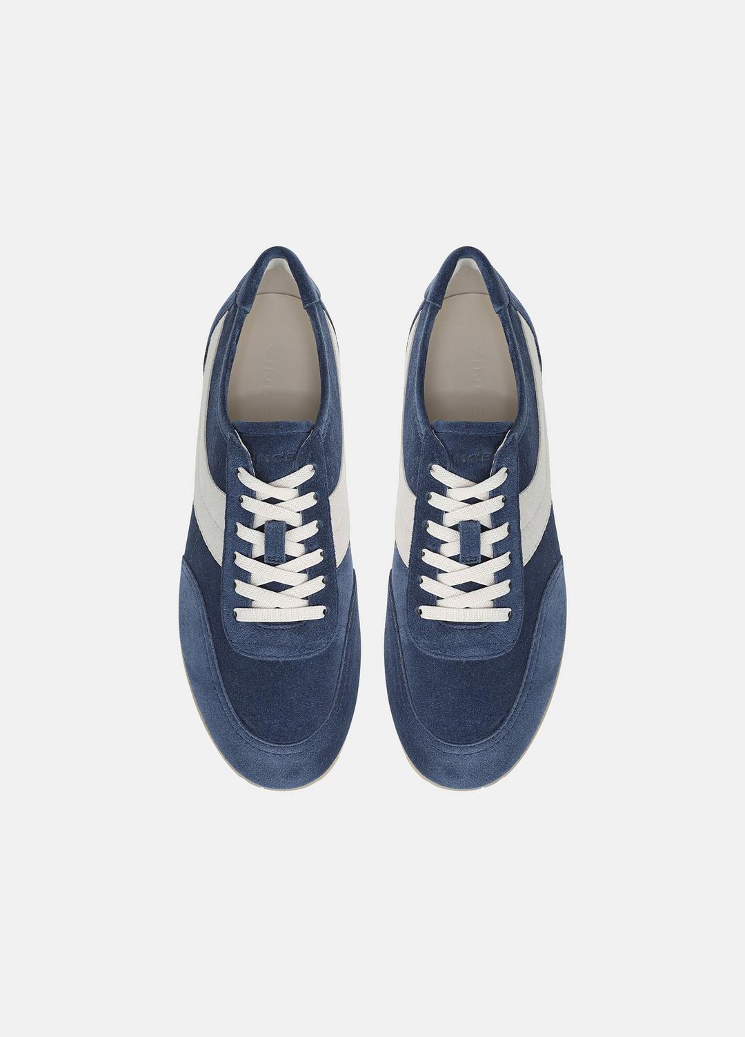 LA Suede & Leather Runner Sneaker in Sneakers HEATHER RIPPLE/HORCHATA | VINCE Men