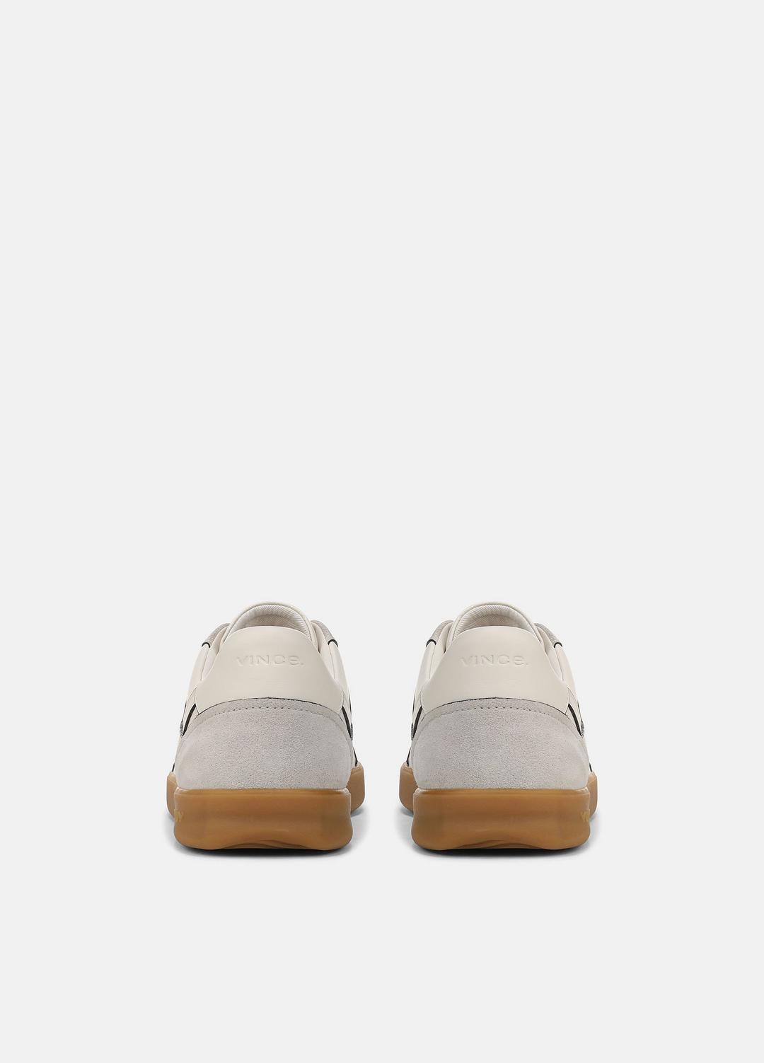 Oasis Contrast-Edge Leather & Suede Sneaker in Sneakers HORCHATA/PEBBLE WHITE | VINCE Men