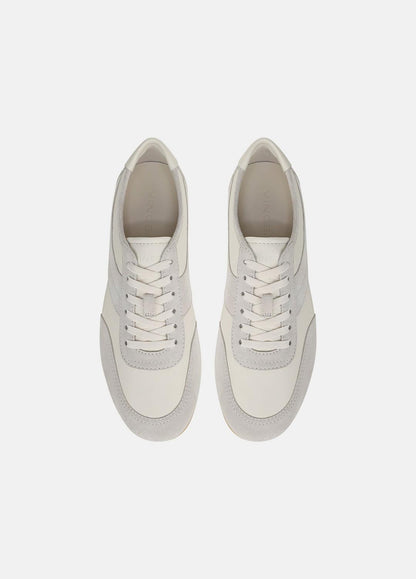 LA Leather & Suede Runner Sneaker in Sneakers HORCHATA/PEBBLE WHITE | VINCE Men