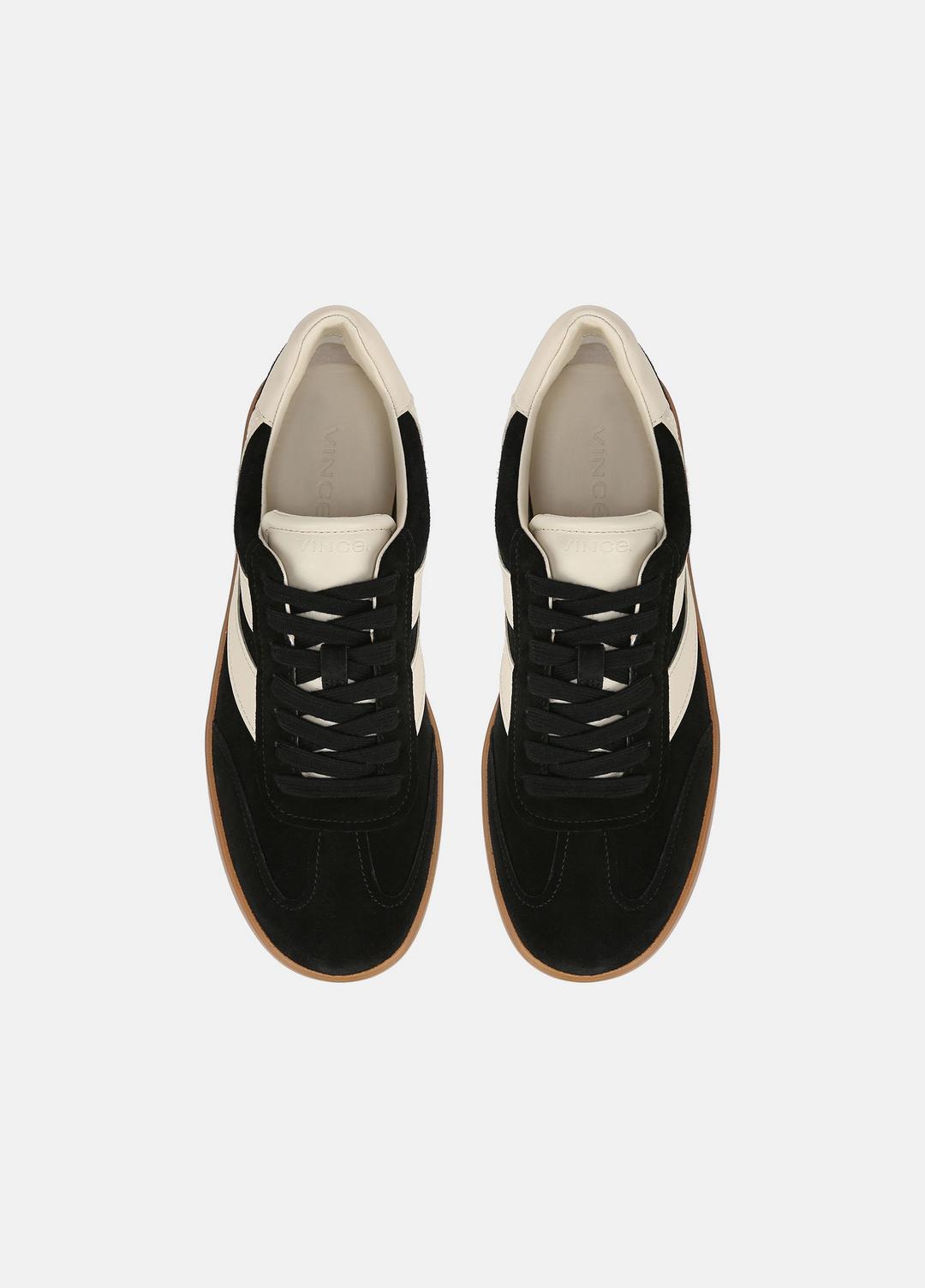 Oasis Leather Sneaker in Sneakers BLACK | VINCE Men
