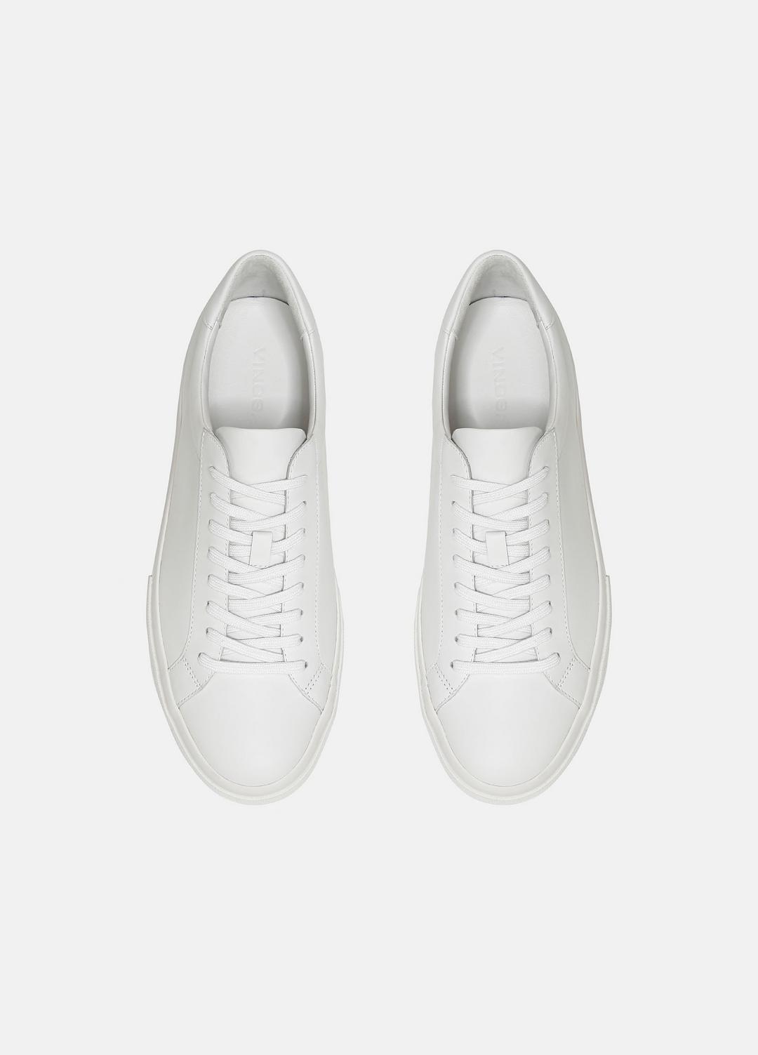 Fulton Leather Sneaker in Sneakers WHITE | VINCE Men