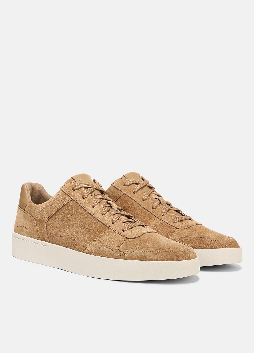 Peyton Leather Lace-Up Sneaker in Sneakers NEW CAMEL | VINCE Men