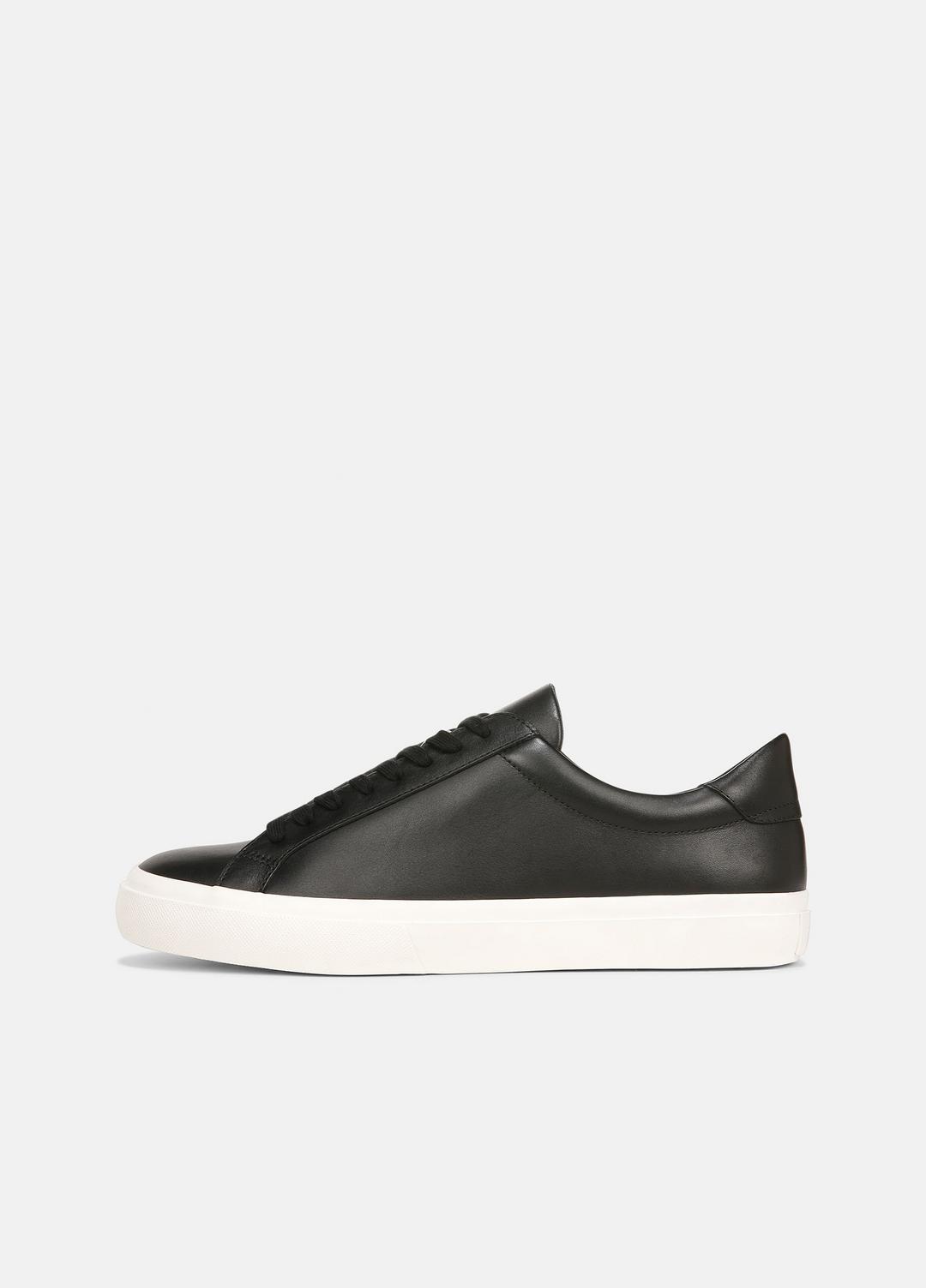 Fulton Leather Sneaker in Sneakers BLACK | VINCE Men