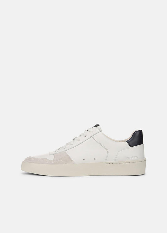 Peyton Leather Sneaker in Sneakers CHALK WHITE/HORCHATA/NIGHT BLUE | VINCE Men