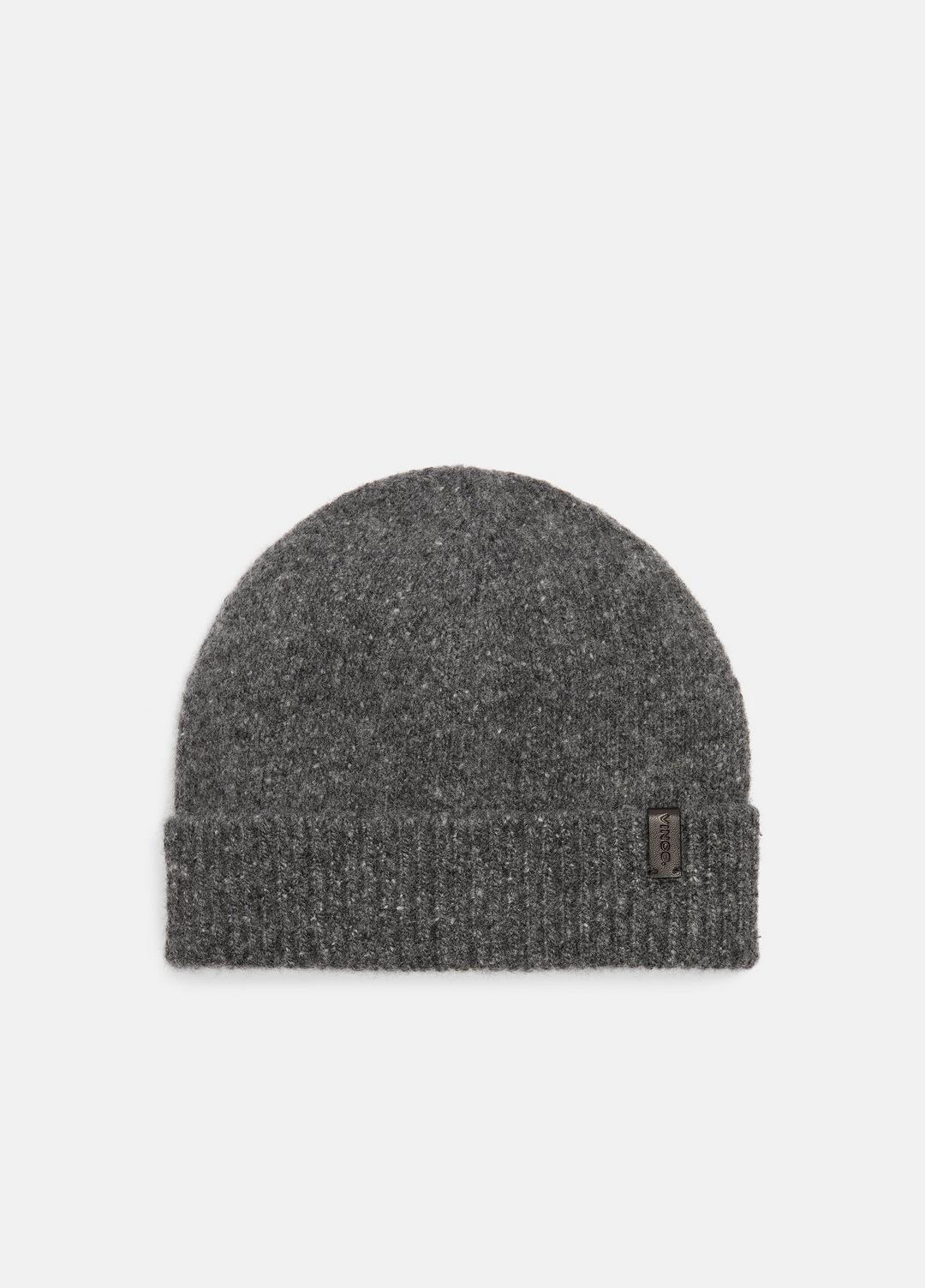 Donegal Cashmere Beanie in Scarves & Hats HEATHER CHARCOAL | VINCE Men