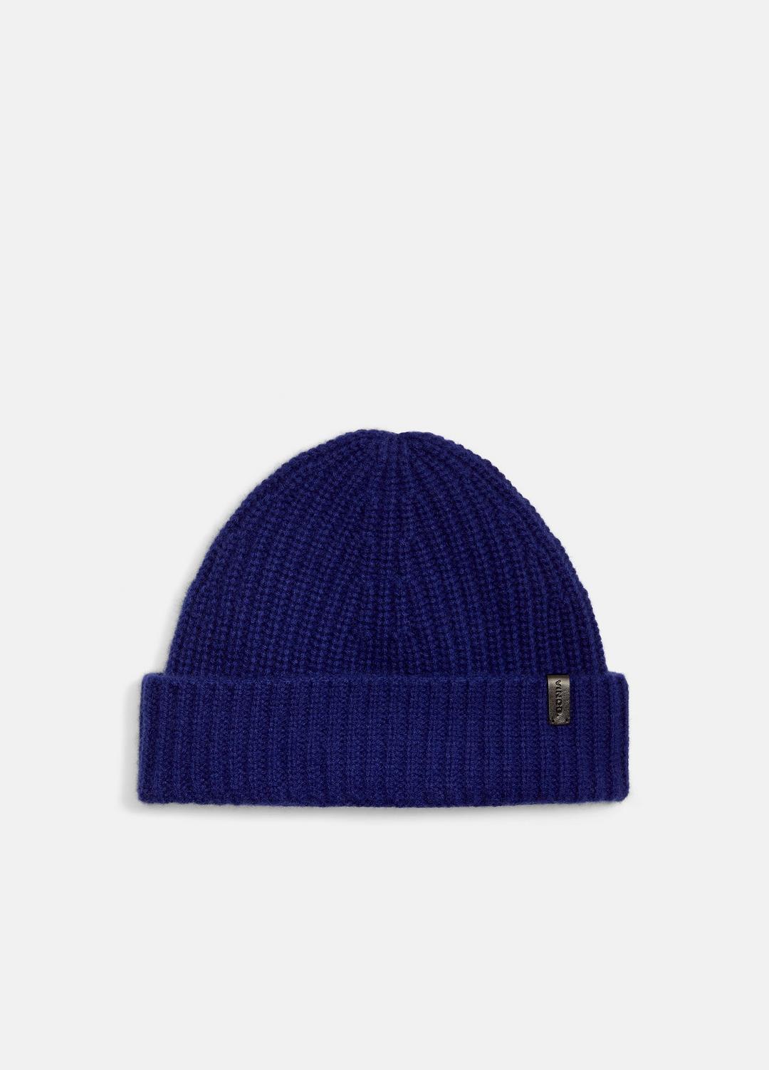 Cashmere Shaker-Stitch Beanie in Scarves & Hats SAPPHIRE | VINCE Men