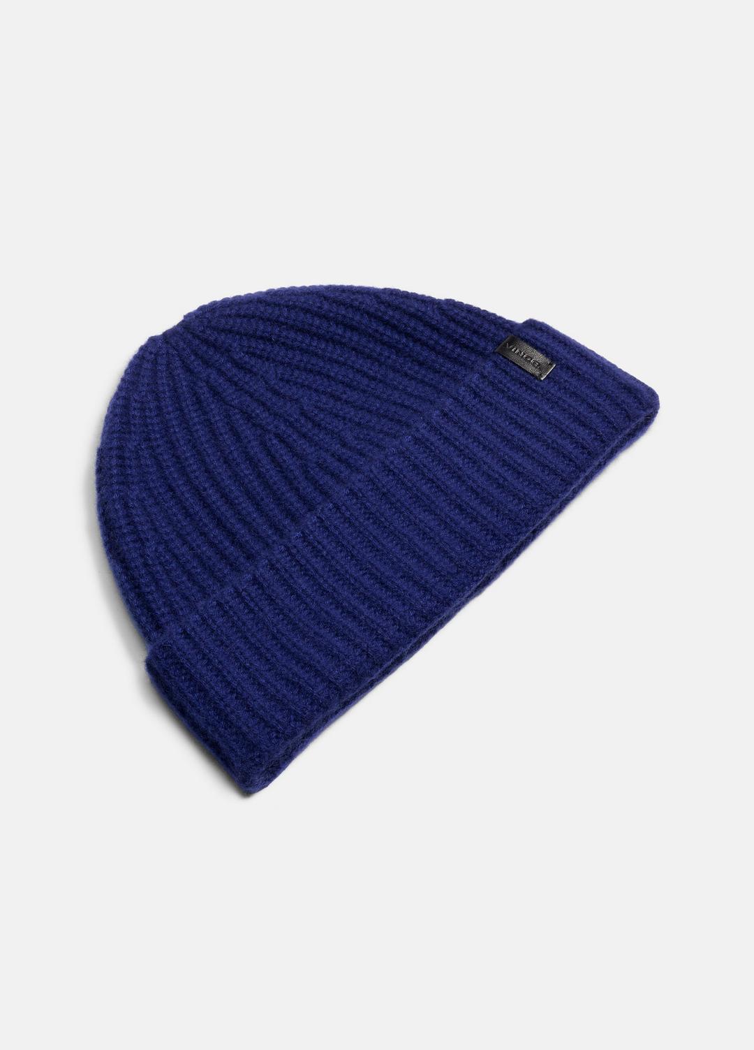 Cashmere Shaker-Stitch Beanie in Scarves & Hats SAPPHIRE | VINCE Men