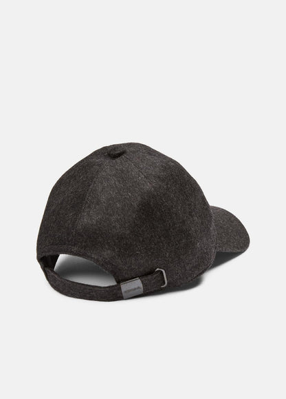 Cashmere Baseball Cap in Scarves & Hats HEATHER CHARCOAL | VINCE Men