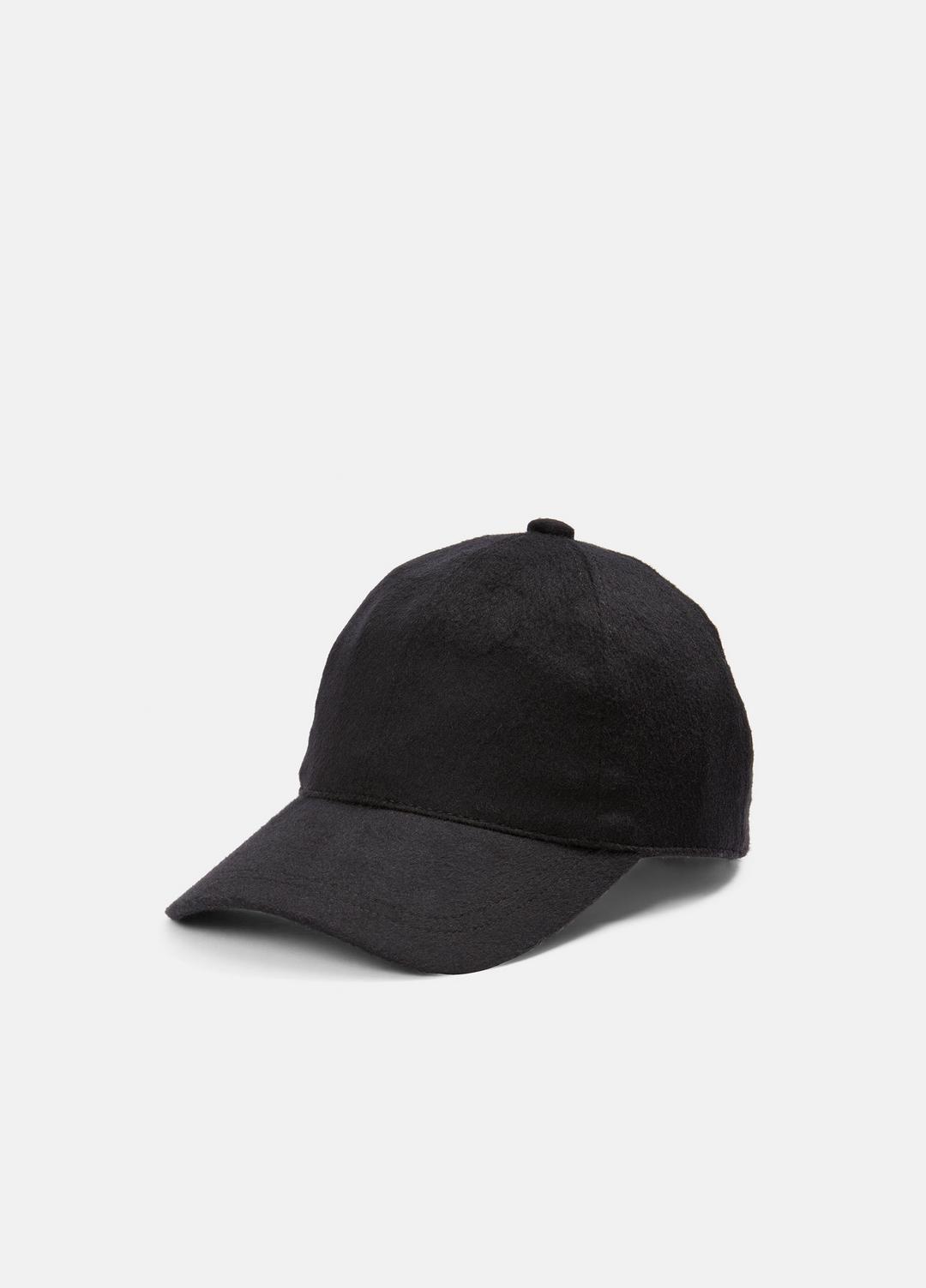 Cashmere Baseball Cap in Scarves & Hats BLACK | VINCE Men
