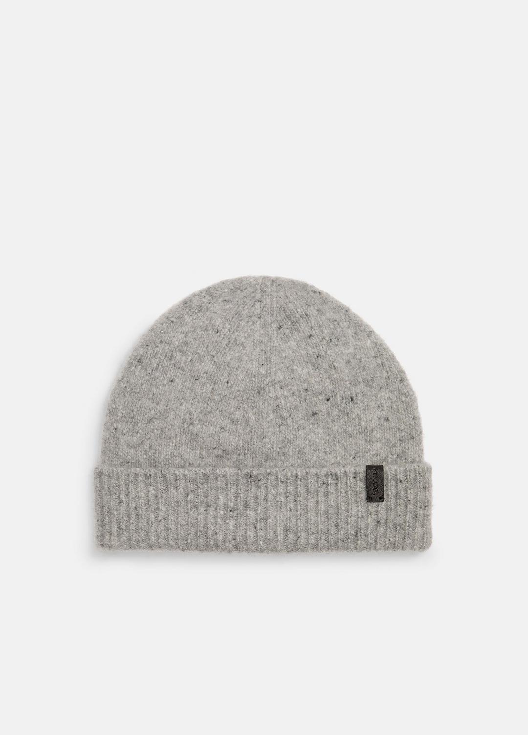 Donegal Cashmere Beanie in Scarves & Hats GREY | VINCE Men