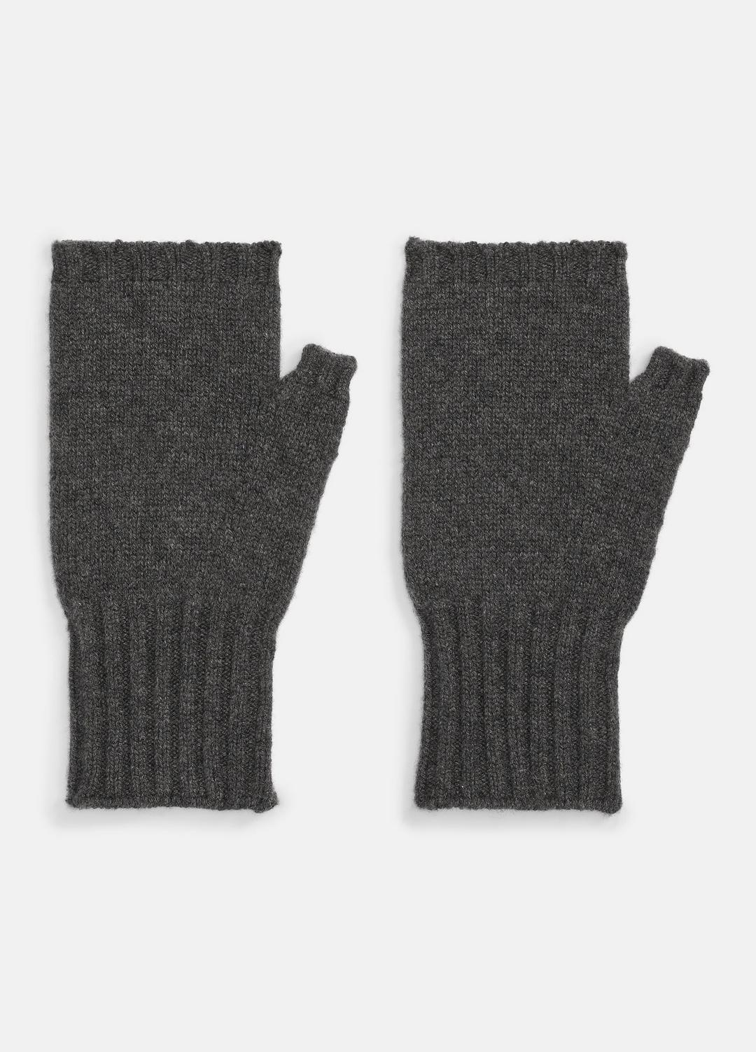 Cashmere Hand Warmers in Gloves HEATHER CHARCOAL | VINCE Men