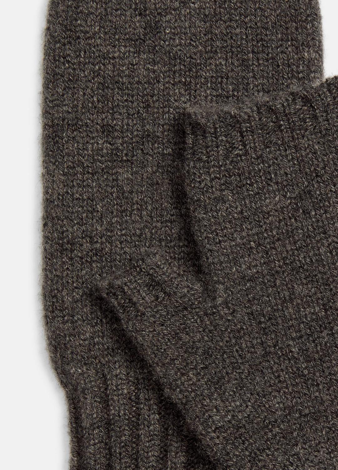 Cashmere Hand Warmers in Gloves HEATHER CHARCOAL | VINCE Men