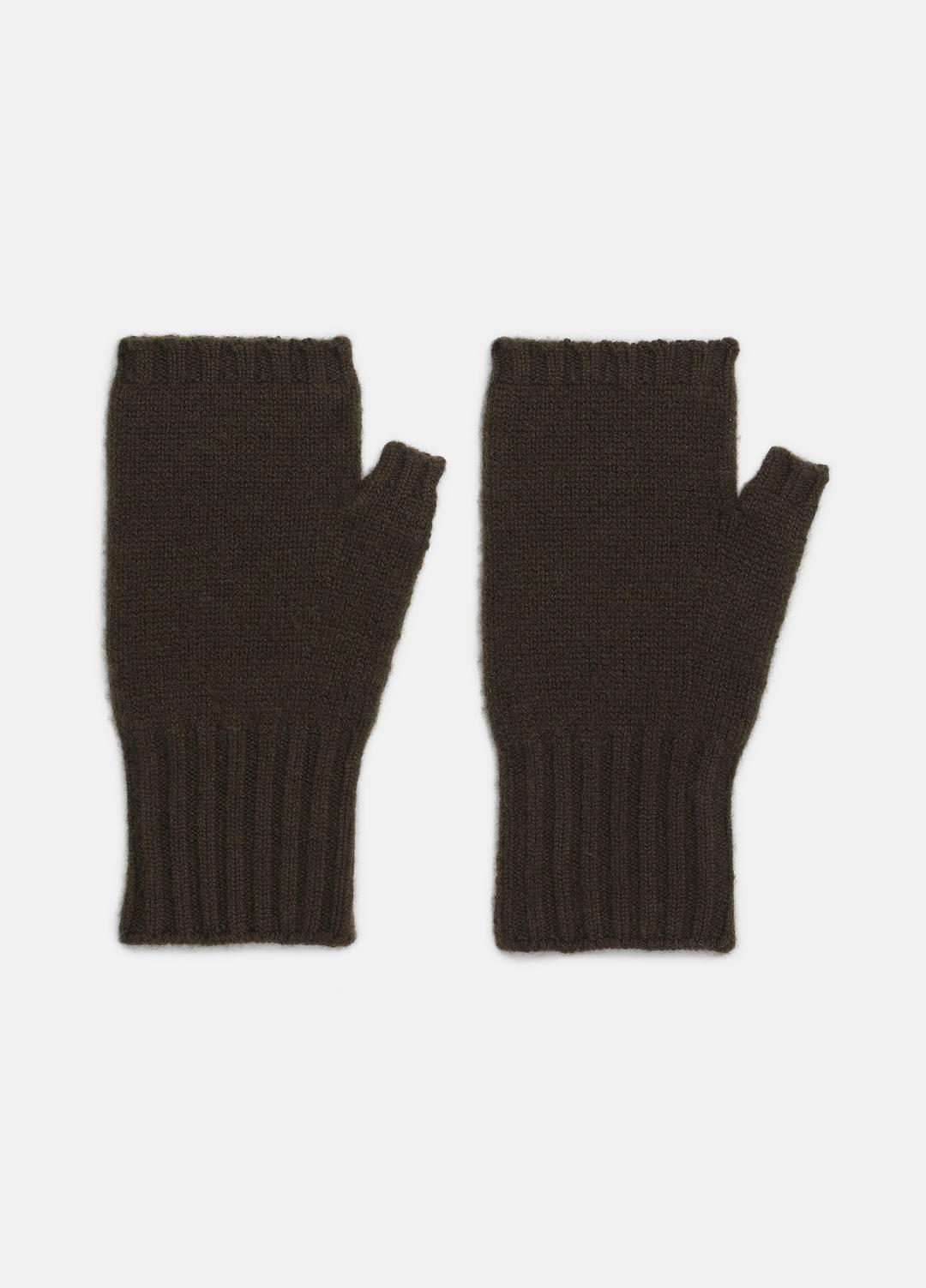 Cashmere Hand Warmers in Gloves DARK LEAF | VINCE Men