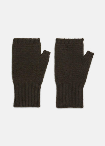 Cashmere Hand Warmers in Gloves DARK LEAF | VINCE Men