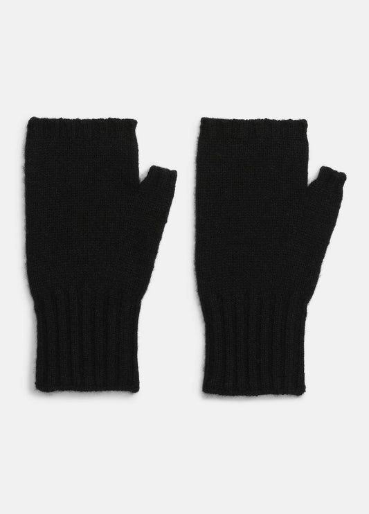 Cashmere Hand Warmers in Gloves BLACK | VINCE Men