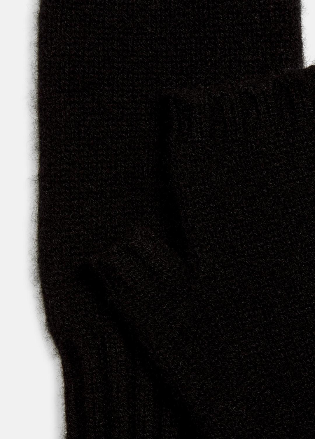Cashmere Hand Warmers in Gloves BLACK | VINCE Men