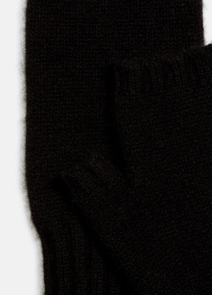 Cashmere Hand Warmers in Gloves BLACK | VINCE Men