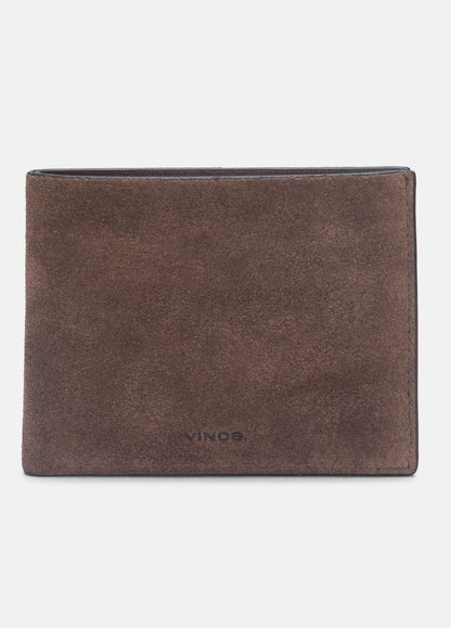 Suede Bifold Wallet in Bags CHOCOLATE | VINCE Men