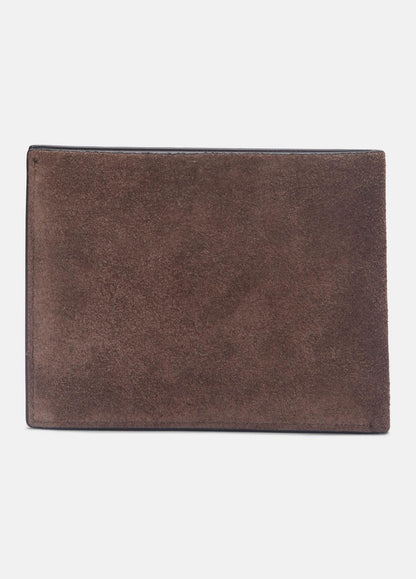 Suede Bifold Wallet in Bags CHOCOLATE | VINCE Men