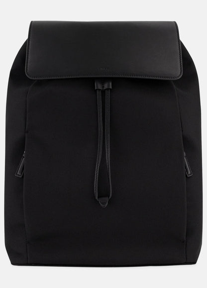 Drayton Nylon Flap Backpack in Bags BLACK | VINCE Men