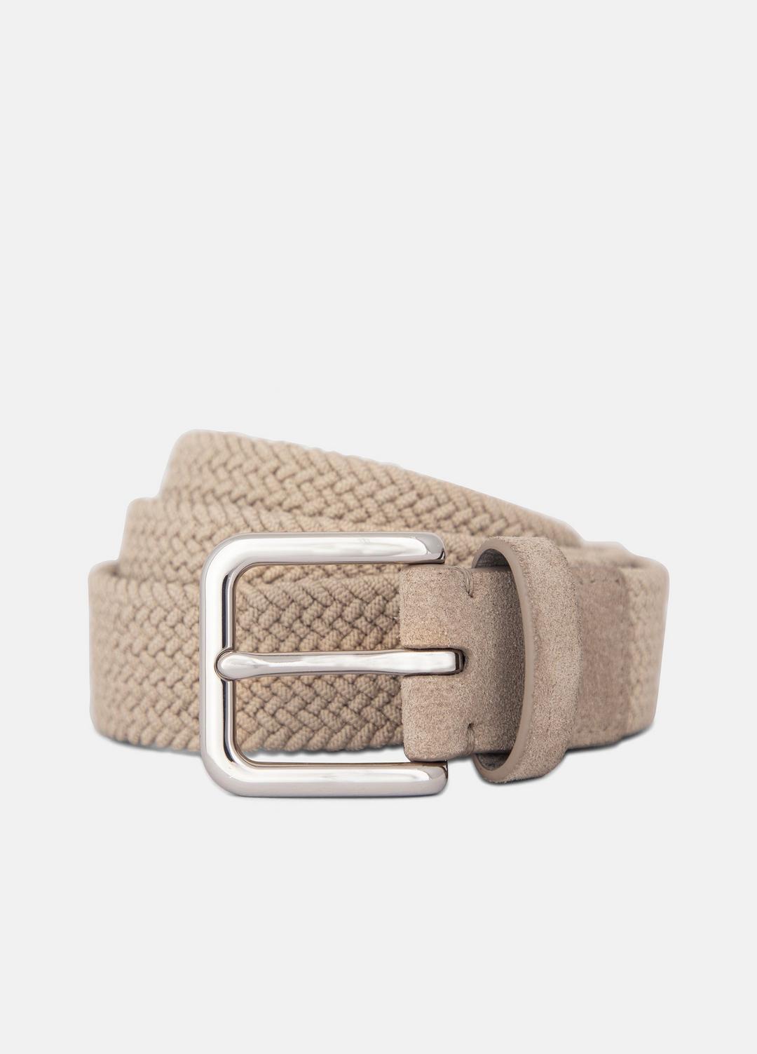 Men's 32mm Stretch-Woven Belt in Belts SANDSTORM | VINCE Men