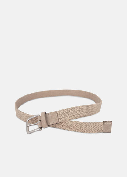 Men's 32mm Stretch-Woven Belt in Belts SANDSTORM | VINCE Men