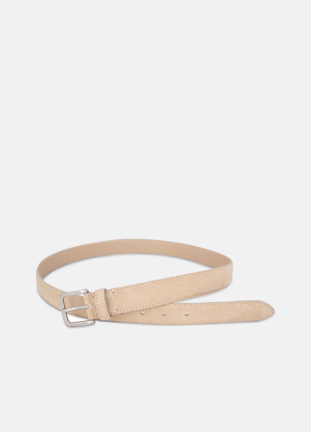 Men's 30mm Stitched Suede Belt in Belts NEW CAMEL | VINCE Men