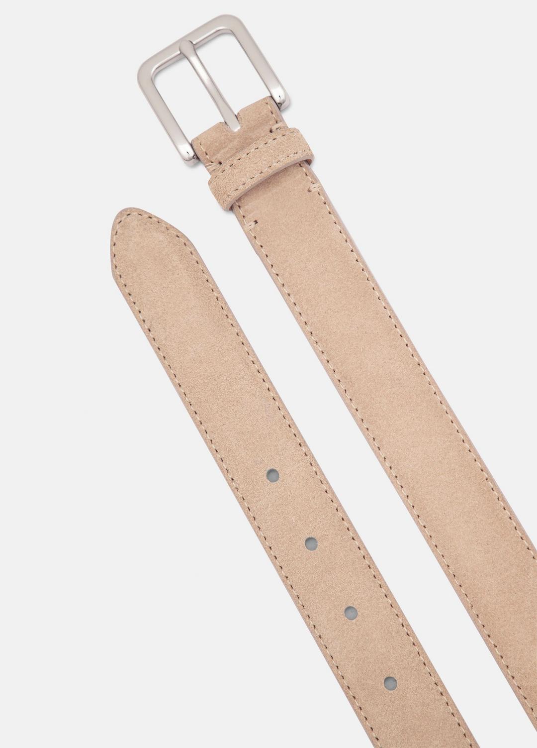 Men's 30mm Stitched Suede Belt in Belts NEW CAMEL | VINCE Men