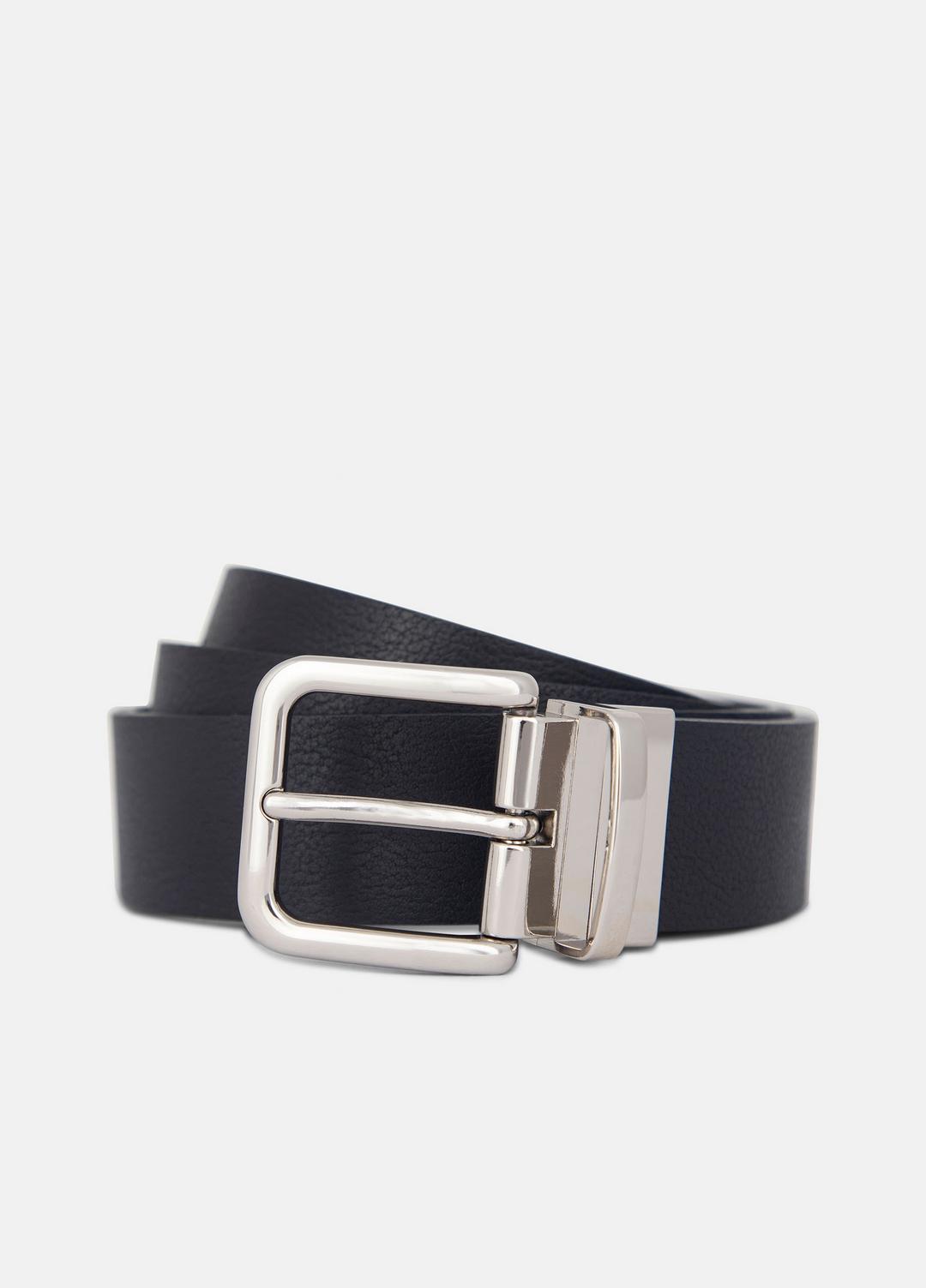 Men’s 32mm Reversible Leather Belt in Belts BLACK | VINCE Men