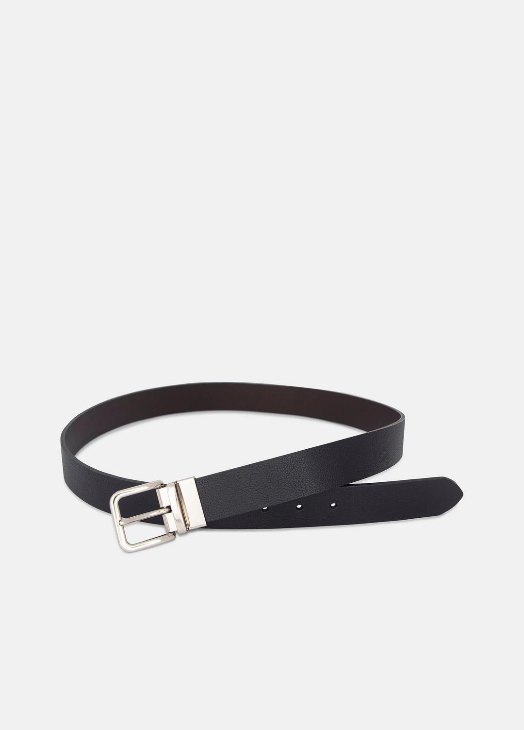 Men’s 32mm Reversible Leather Belt in Belts BLACK | VINCE Men