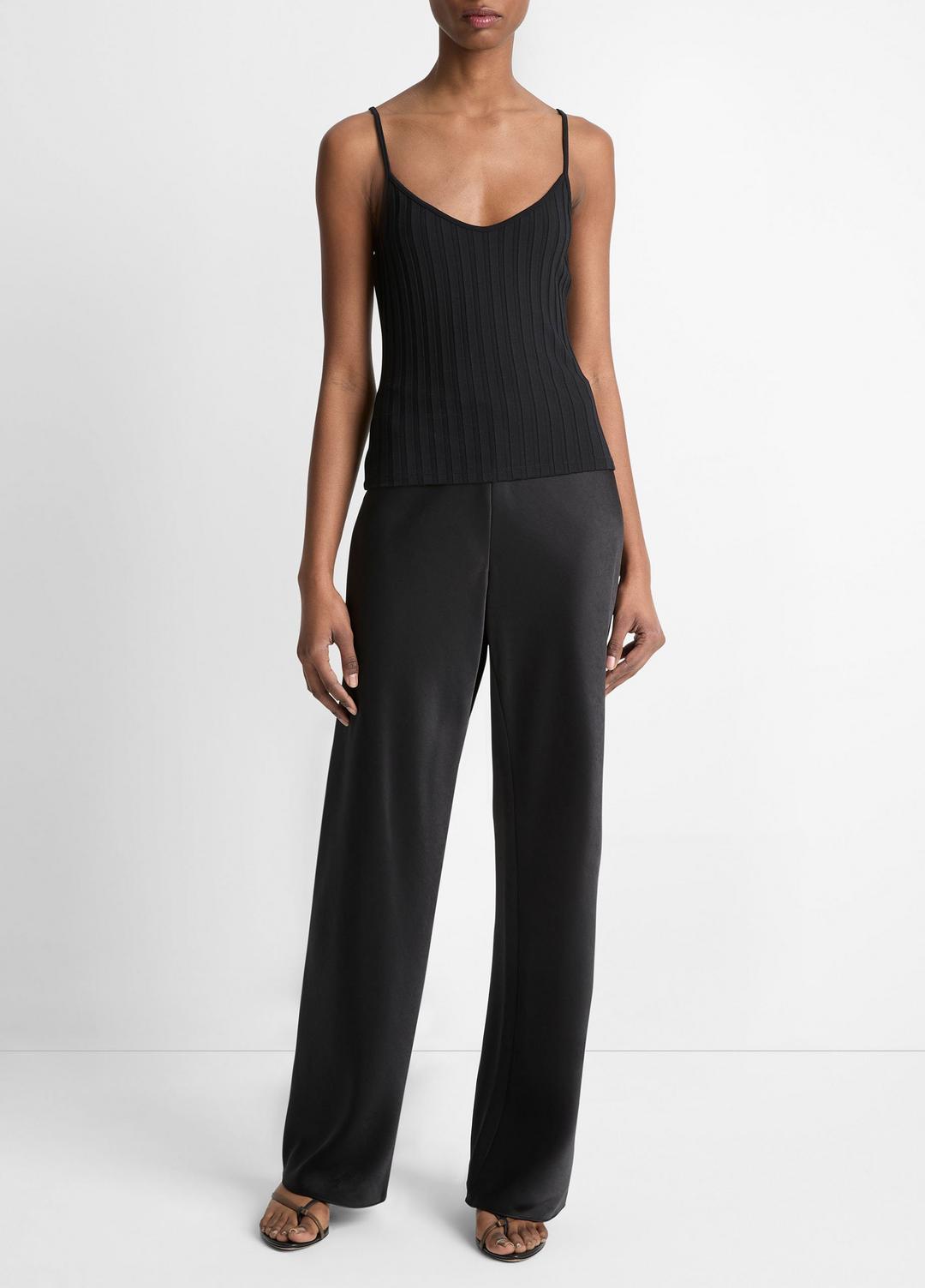 Ribbed V-Neck Camisole in Shirts & Tees BLACK | VINCE Sale