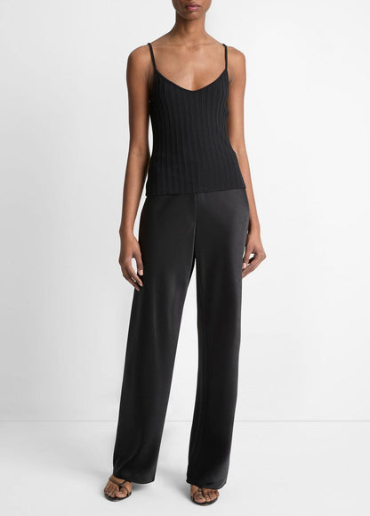 Ribbed V-Neck Camisole in Shirts & Tees BLACK | VINCE Sale