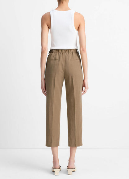 Utility Tab-Detail Pull-On Pant in Pants & Shorts TAPENADE | VINCE Sale