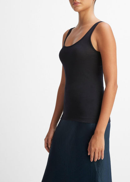 Scoop Neck Tank in Shirts & Tees COASTAL BLUE | VINCE Sale