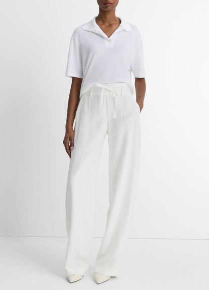 Easy Cotton Polo Shirt in Shirts & Tees OPTIC WHITE | VINCE Sale