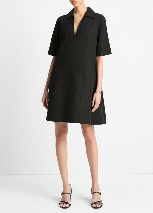 A-Line Short Dress in Dresses & Skirts BLACK | VINCE Sale