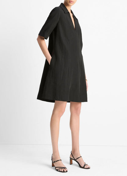 A-Line Short Dress in Dresses & Skirts BLACK | VINCE Sale