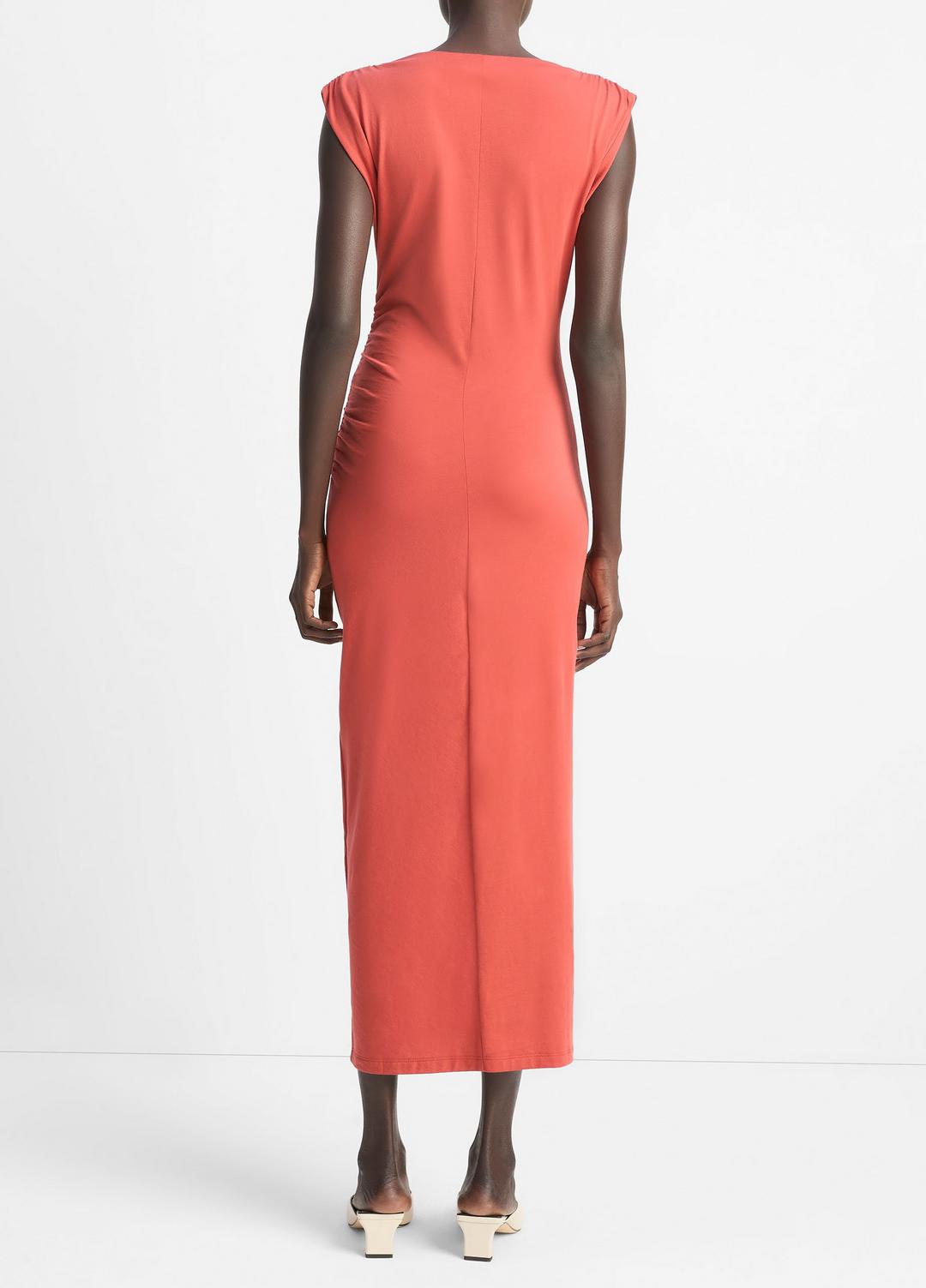 Pima Cotton Muscle-Tee Dress in Dresses & Skirts BRICK ROSE | VINCE Sale