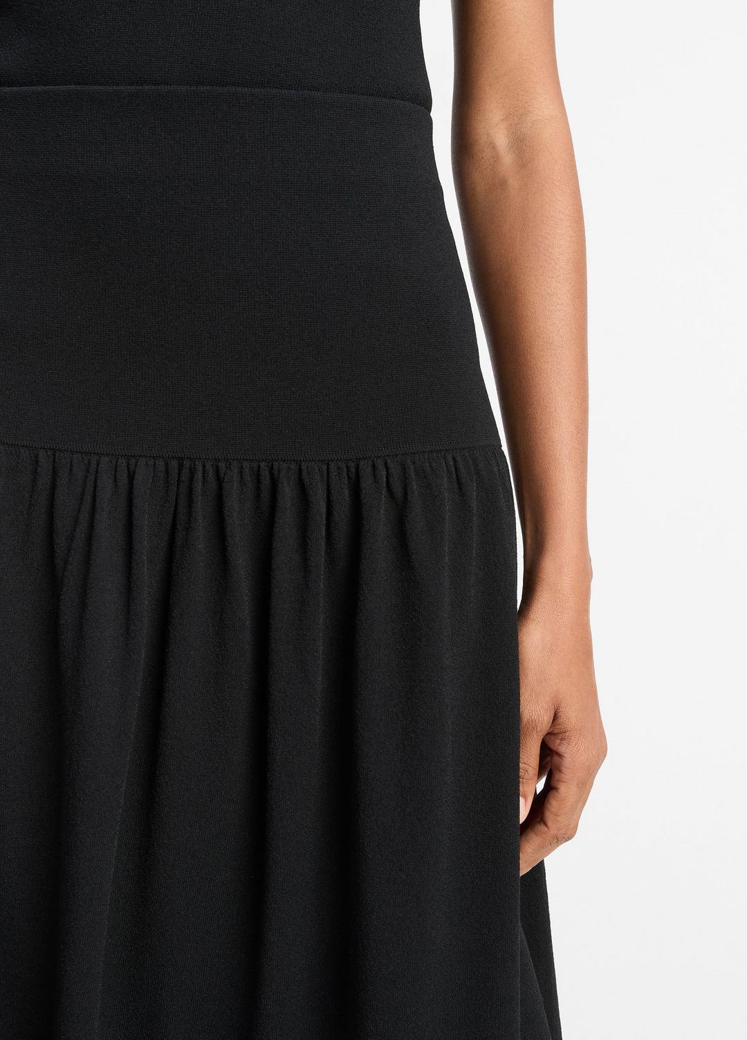 Compact Drop-Waist Skirt in Dresses & Skirts BLACK | VINCE Sale