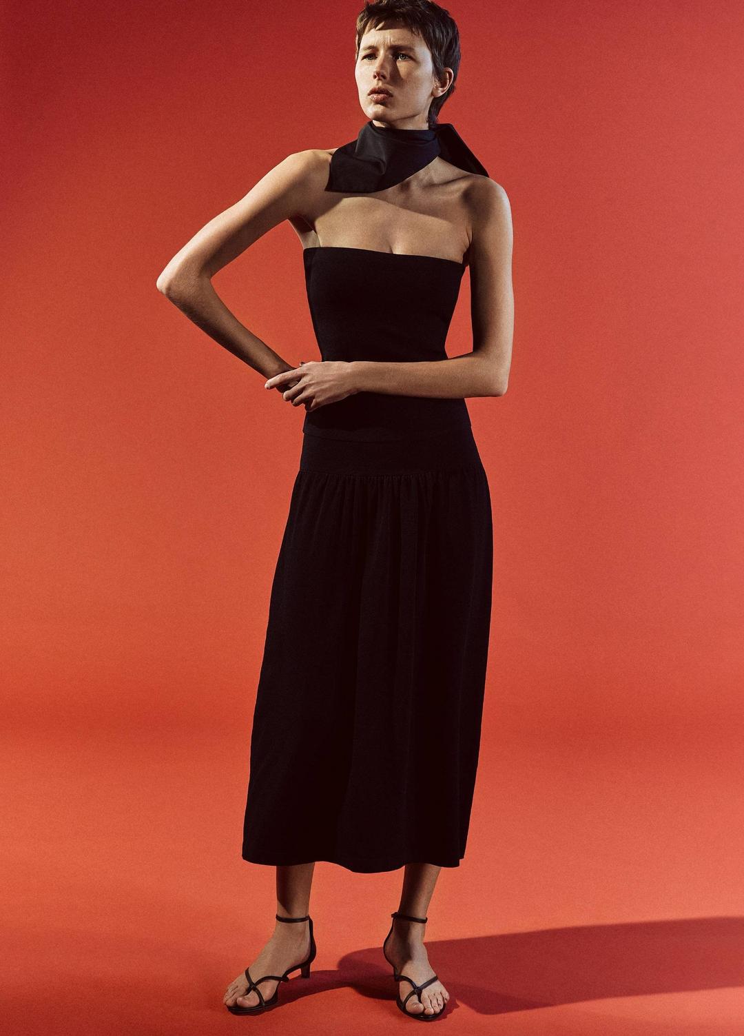 Compact Drop-Waist Skirt in Dresses & Skirts BLACK | VINCE Sale