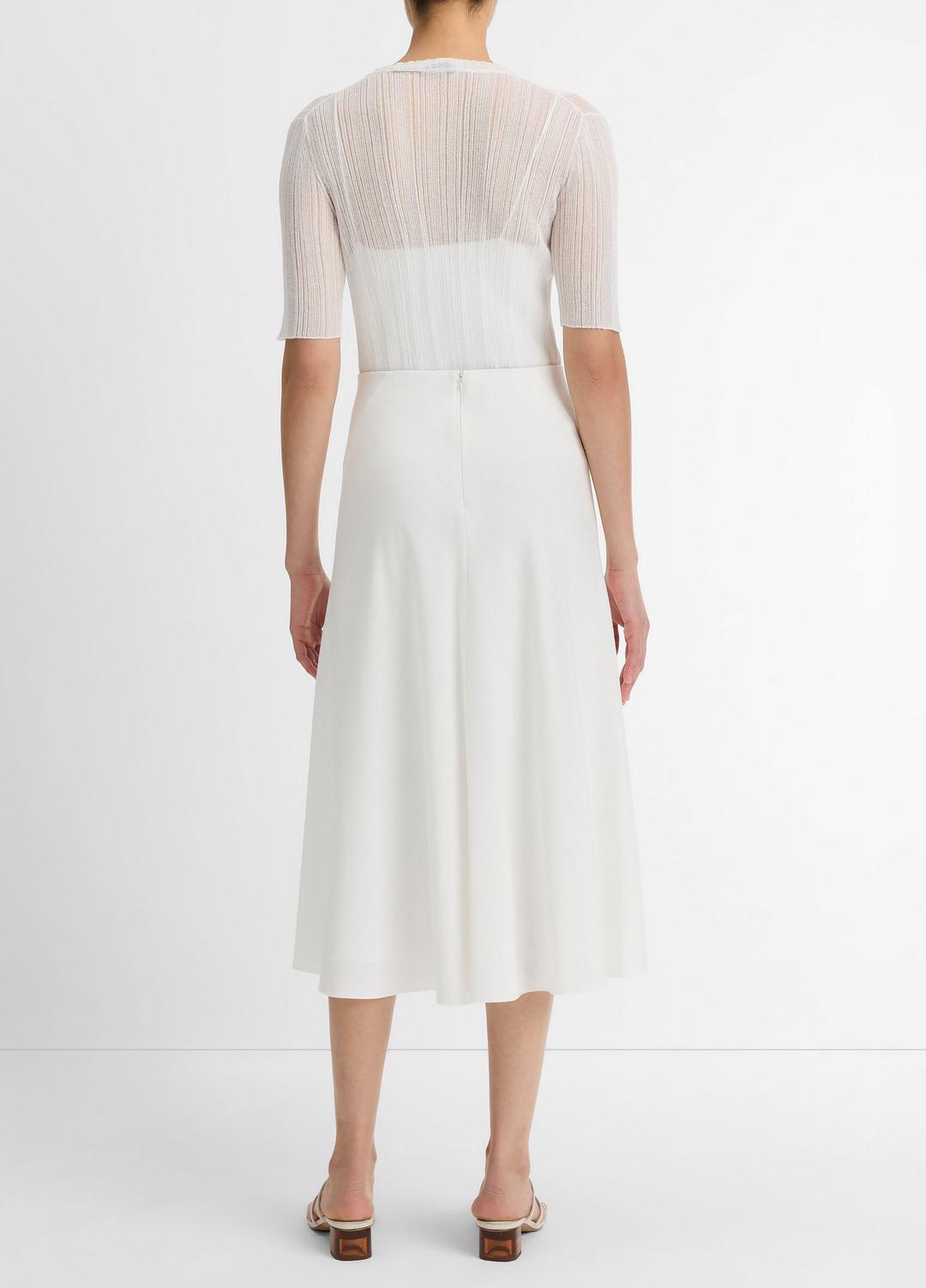 Bias A-Line Skirt in Dresses & Skirts OFF WHITE | VINCE Sale