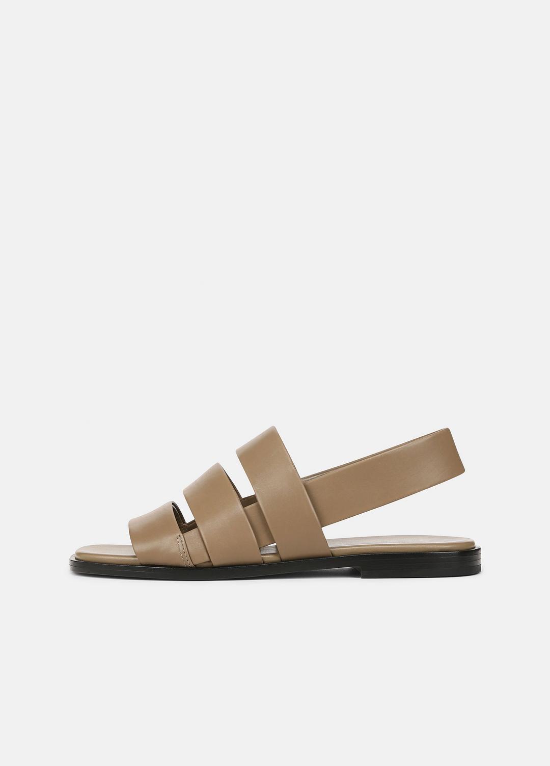 Mazie Leather Slingback Sandal in Shoes SAND SHELL | VINCE Sale